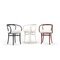 Black Viennese Chair with White Fur Seat from Thonet, Image 2