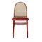 Chaise Basse Morris Rouge 2