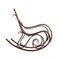 Rocking Chair Marron 3