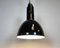 Bauhaus Industrial Black Enamel Pendant Lamp from Elektrosvit, 1960s, Image 10