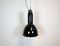 Bauhaus Industrial Black Enamel Pendant Lamp from Elektrosvit, 1960s 1