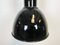 Bauhaus Industrial Black Enamel Pendant Lamp from Elektrosvit, 1960s, Image 6
