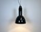 Bauhaus Industrial Black Enamel Pendant Lamp from Elektrosvit, 1960s, Image 9