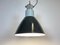 Lampe d'Usine Industrielle en Émail Gris de Elektrosvit, 1960s 9