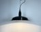 Industrial Dark Gray Enamel Hanging Lamp, 1950s, Image 8