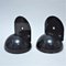 Black Sconces by Claudio Dini for Artemide, 1970s, Set of 2, Image 1