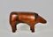 Leather Pig Stool by Dimitri Omersa, 1960s 1
