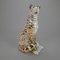 Hollywood Regency Style White and 24 Carat Gold Leopard, 1970s 1