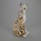 Hollywood Regency Style White and 24 Carat Gold Leopard, 1970s, Image 1