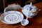 Antique Soup Serving Set with Onion Pattern from Hüttensteinach, 1890s, Set of 3 3