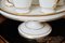 Antique Paris Porcelain Cream Pot Set with Stand, Circa 1810, Set of 8 6