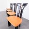 Wooden Dining Chairs, 1980s, Set of 4 2