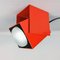 Red Cube Sconce from Lita, 1960s 5