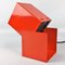 Red Cube Sconce from Lita, 1960s, Image 9