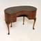 Leather Top Kidney Shaped Desk , 1920s 3