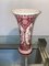 Große Vintage Red Cornet Vasen von Royal Delft, 2er Set 2