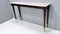 Large Italian Wooden Console Table with Portuguese Pink Marble Top, 1950s 4