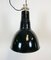 Bauhaus Industrial Black Enamel Ceiling Lamp, 1930s 2