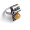 Vintage Silver Amber Ring, 1980s, Image 5