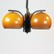 Ausziehbare Deckenlampe mit Drei Leuchten in Orange von Elektrofém Isz, 1970er 6