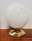 Vintage White Sphere Table Lamp 3