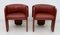 Italian Leather Lounge Chairs by Luigi Massoni for Poltrona Frau, 1980s, Set of 2, Image 3