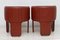 Italian Leather Lounge Chairs by Luigi Massoni for Poltrona Frau, 1980s, Set of 2, Image 8