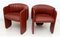 Italian Leather Lounge Chairs by Luigi Massoni for Poltrona Frau, 1980s, Set of 2 1
