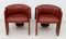 Italian Leather Lounge Chairs by Luigi Massoni for Poltrona Frau, 1980s, Set of 2 4