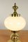 Glass & Polished Brass Table Lamp, 1960s, Image 3