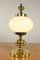 Glass & Polished Brass Table Lamp, 1960s, Image 4