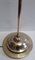 Antike viktorianische Messing Stehlampe mit verstellbarem Stiel & Schirm 6