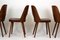 Chaises de Salon No. 515 en Bois par Oswald Haerdtl pour TON, 1950s, Set de 4 4