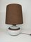 Large Glazed Ceramic Table Lamp, 1970s, Image 1