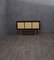 Italienisches Sideboard aus Messing & Glas, 1950er 5