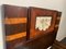 Art Deco Rosewood & Walnut Bed Frame with Carved Headboard by Ducrot, 1922, Image 10