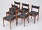 Mid-Century Italian Dining Chairs by Silvio Coppola for Bernini, Set of 6 1