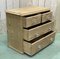 Antique Pine and Glass Chest of Drawers 10