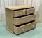 Antique Pine and Glass Chest of Drawers 3