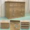 Antique Pine and Glass Chest of Drawers 2