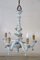 Lámpara de araña de porcelana con decoración floral de Capodimonte, años 50, Imagen 8