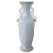 Large Italian Hand-Painted Porcelain Vase, 1980s 1