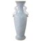 Large Italian Hand-Painted Porcelain Vase, 1980s, Image 1