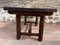 Fir Dining Table with Round Legs, 1950s, Image 7