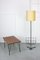 Mid-Century Floor Lamp with Newspaper Stand, 1950s 17