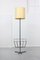 Mid-Century Floor Lamp with Newspaper Stand, 1950s 1