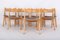 Danish GE72 Dining Chairs by Hans J. Wegner for Getama, 1970s, Set of 8 3