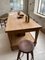 Extra Large Oak Worktable, 1950s 15