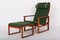 2254 Sessel & 2248 Fußhocker von Børge Mogensen für Fredericia, 1960er, 2er Set 1
