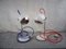 French Eyeball Table Lamps by Pierre Disderot, 1960s, Set of 2 3